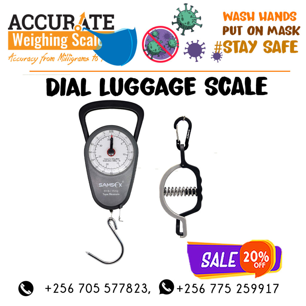 hanging dial luggage scale