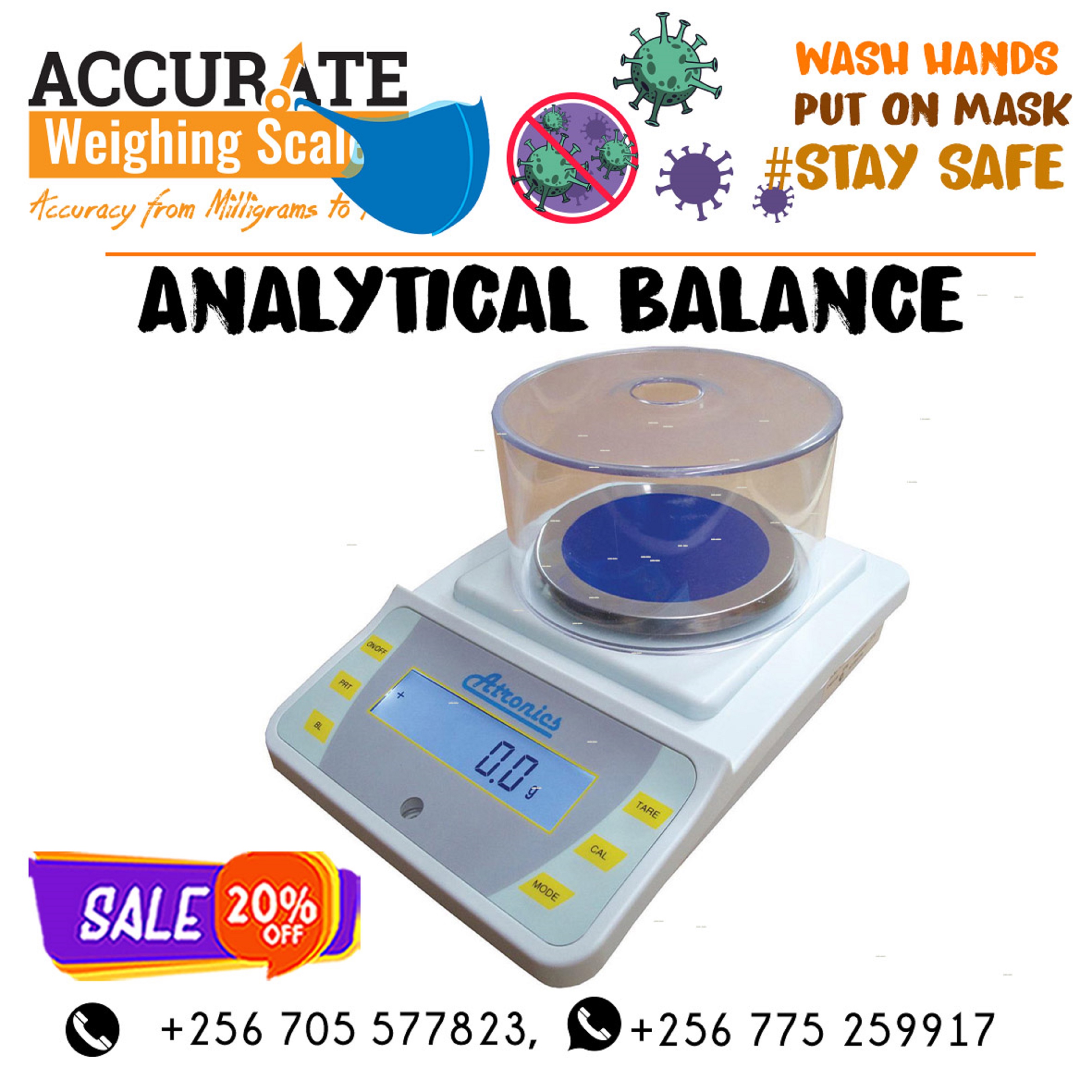 Analytical laboratory balance